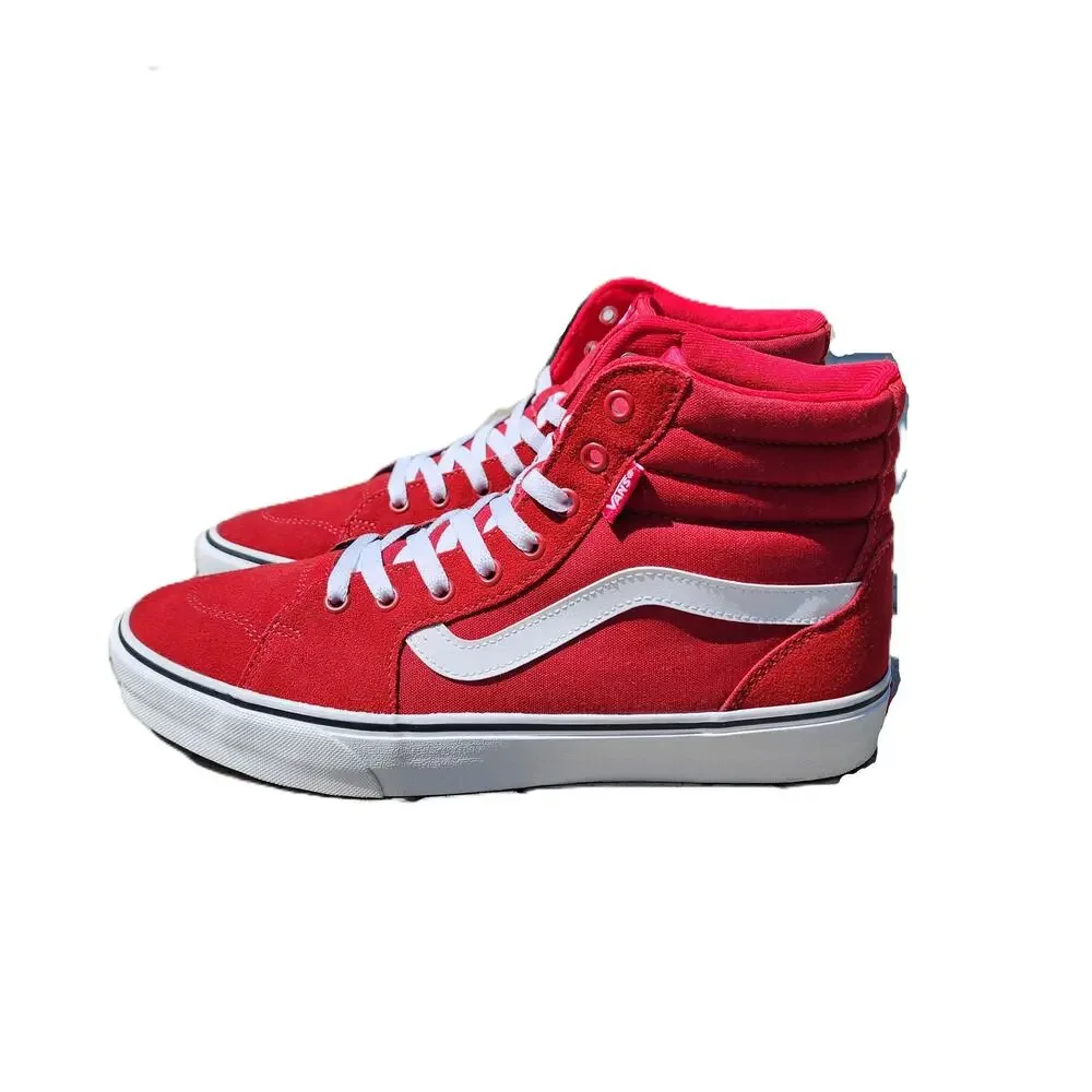 Vans Filmore Hi Suede Canvas Chili Pepper Skater Sneakers 10.5 - Picture 9 of 9